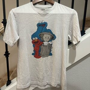 KAWS x Uniqlo White T-Shirt